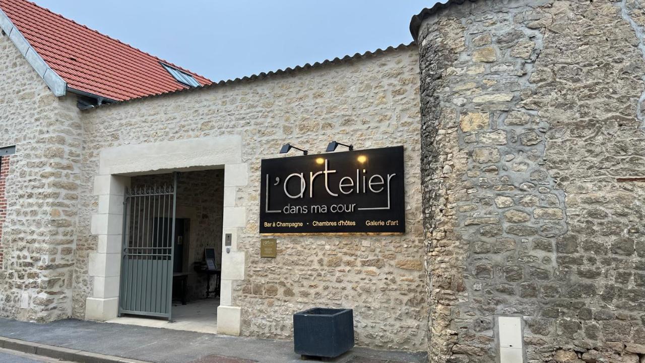 Bed and Breakfast L'Artelier Dans Ma Cour Hermonville Esterno foto