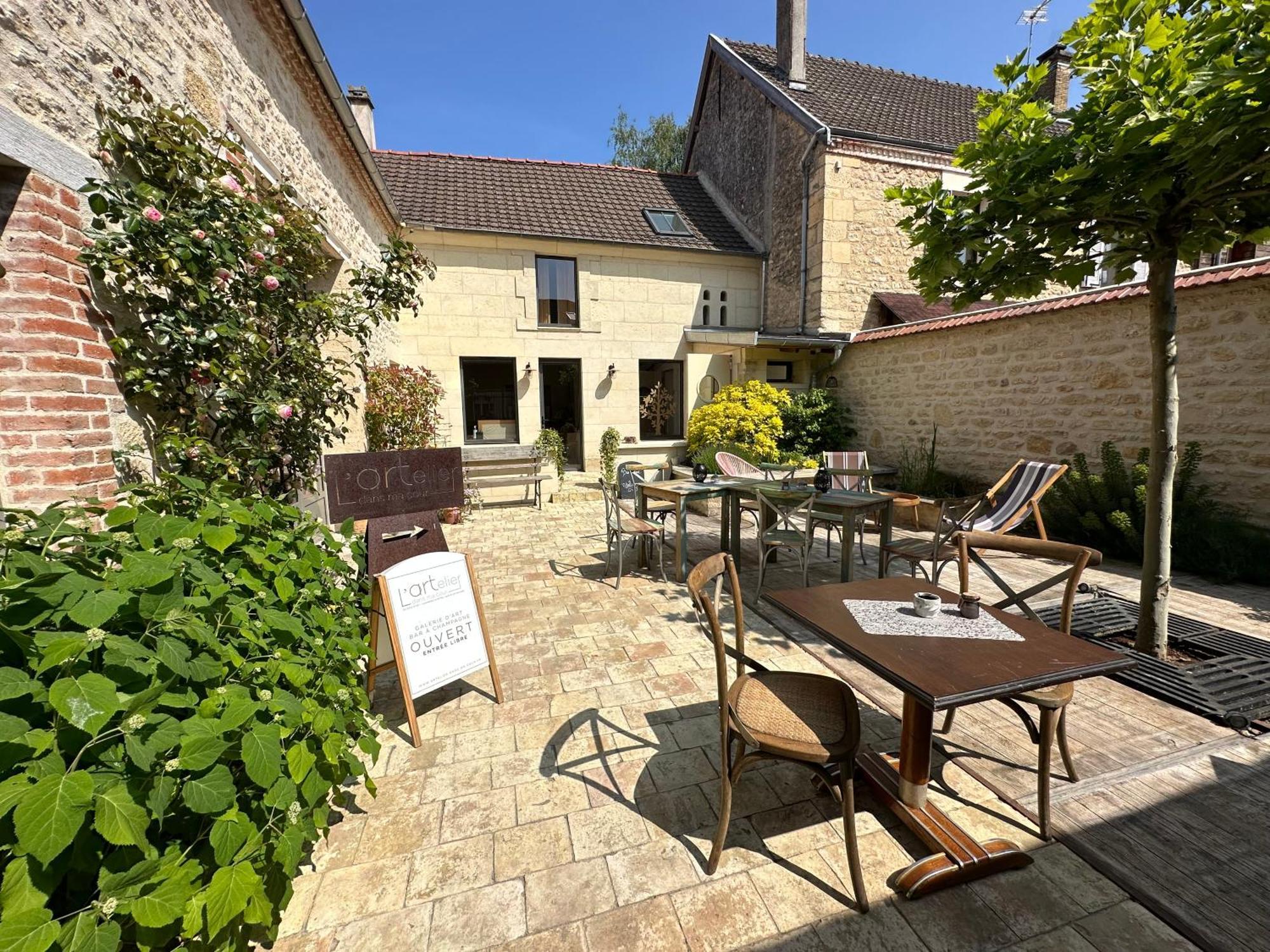 Bed and Breakfast L'Artelier Dans Ma Cour Hermonville Esterno foto
