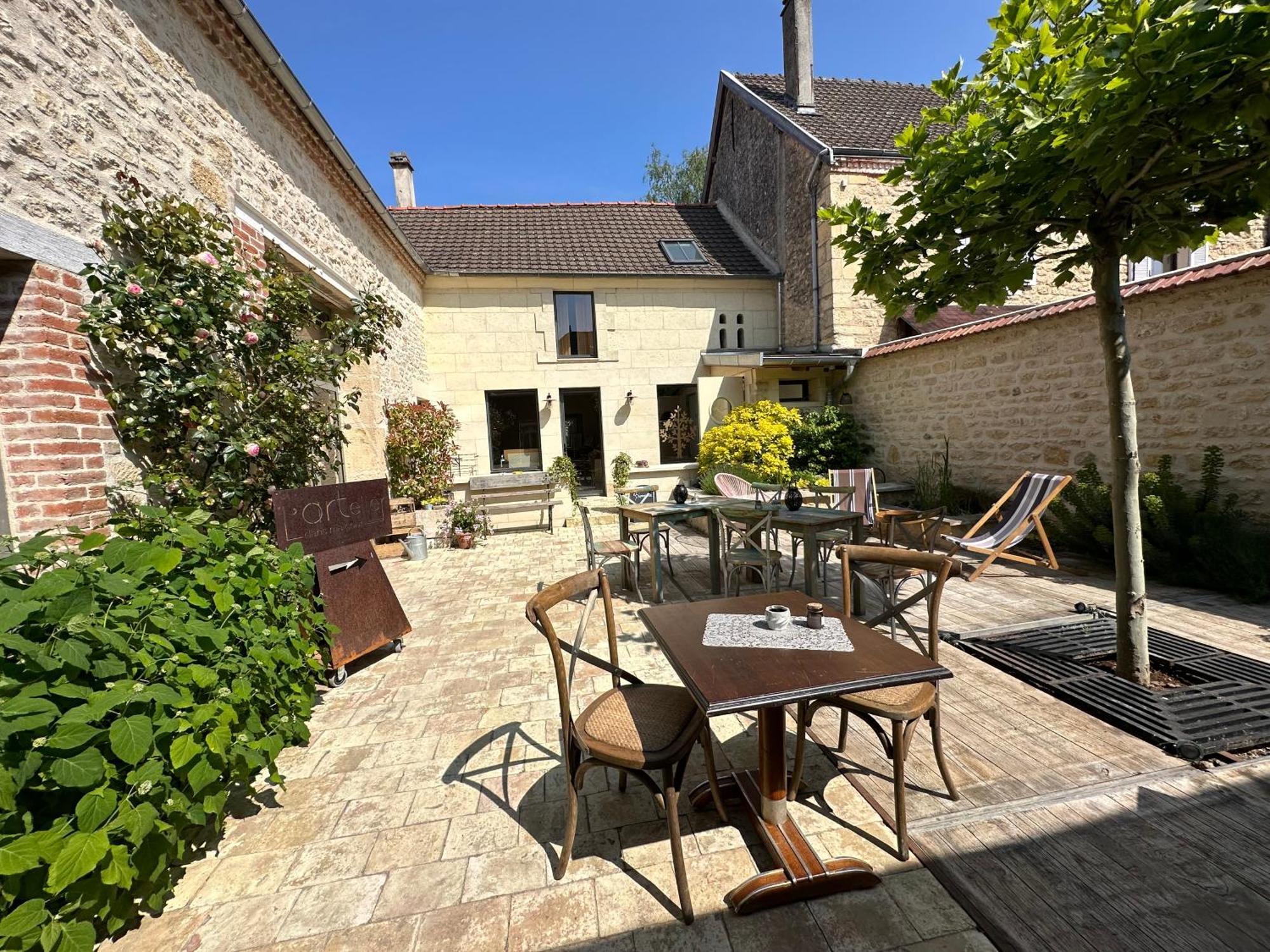 Bed and Breakfast L'Artelier Dans Ma Cour Hermonville Esterno foto